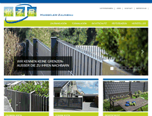 Tablet Screenshot of hasseler-zaunbau.de